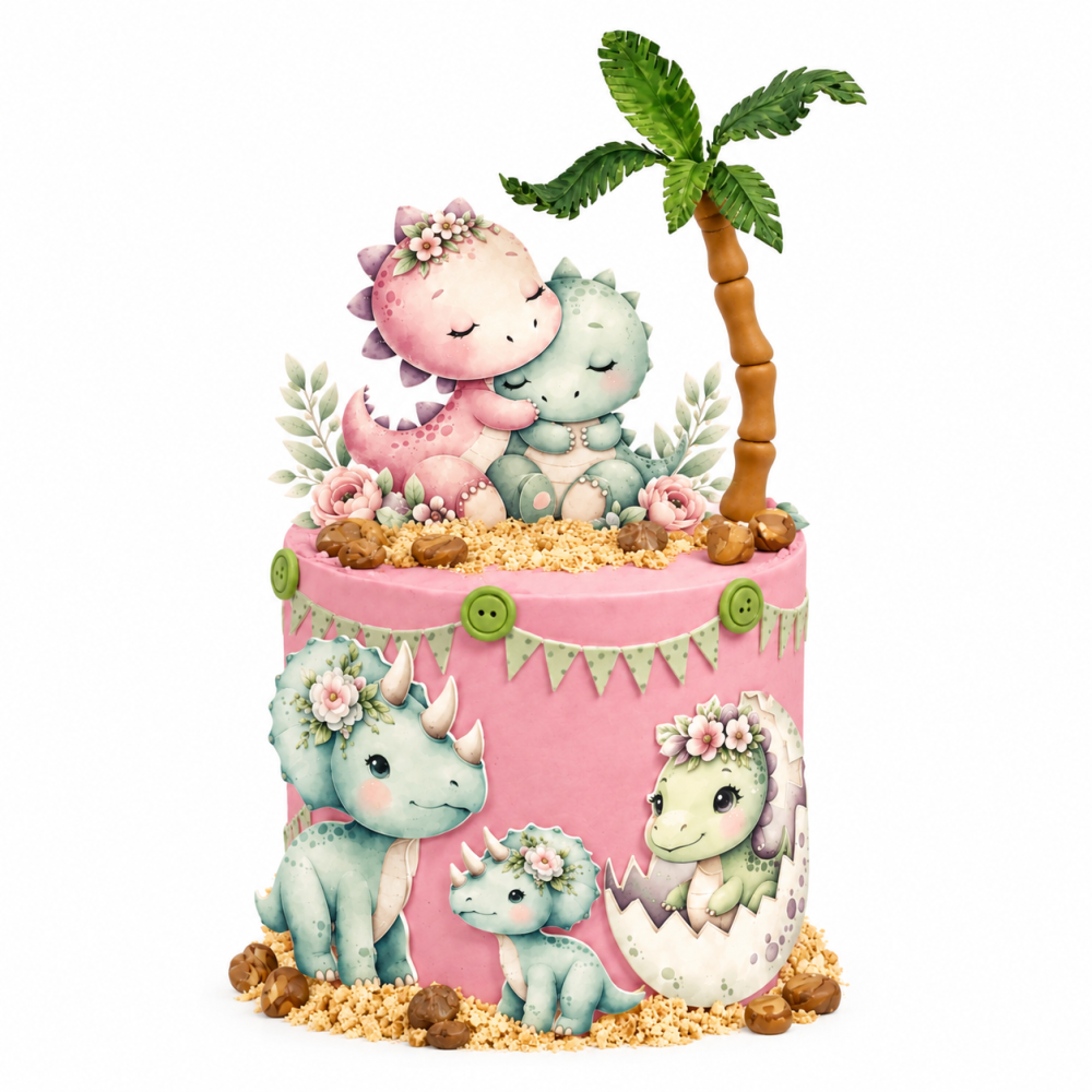 Dino cake pro holku OLLIES